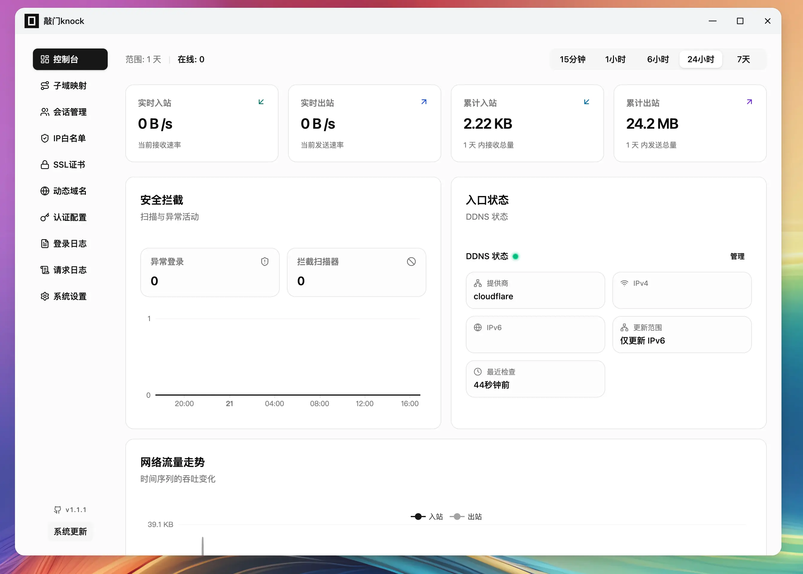 敲门 knock 首页
